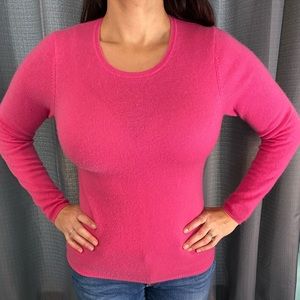 Cashmere sweater!! Pink. Some flaws